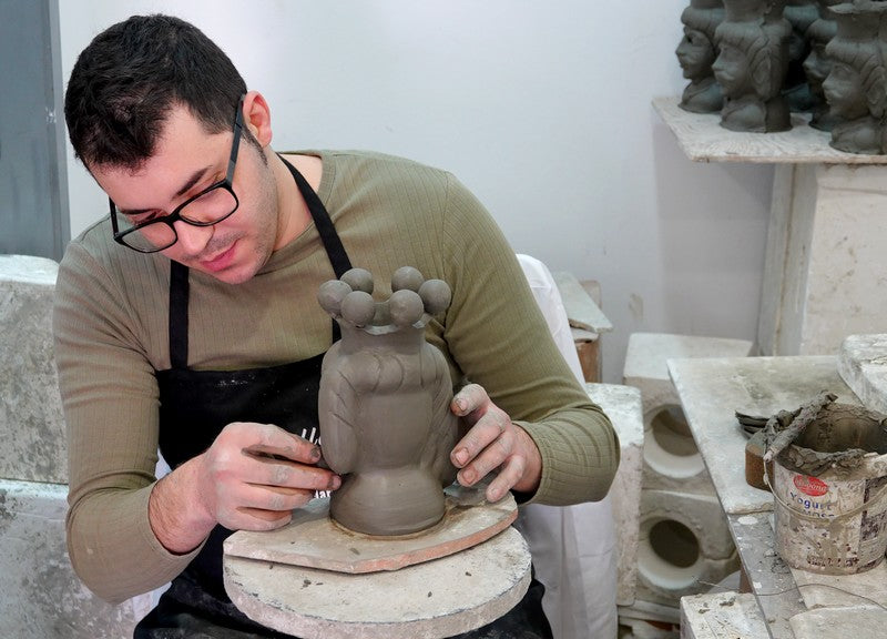 ceramica testa di moro